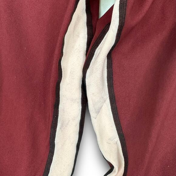 NEW Electric & Rose High Rise Waist Athletic Leggings Maroon Black Pink Small - Picture 5 of 9